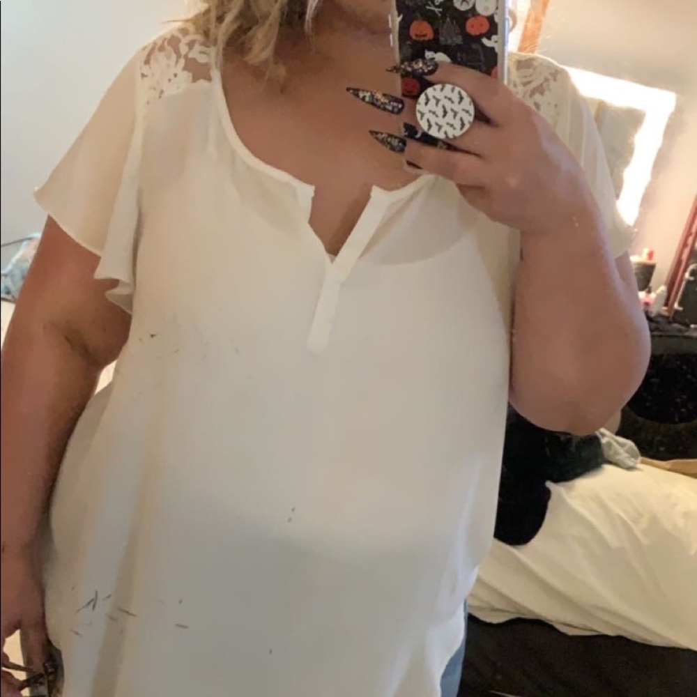 White chiffon